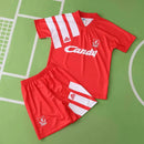 JERSEY LIVERPOOL FIRST 1992 RETRO KIT FOR KIDS