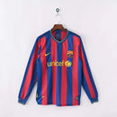 BARCELONA FIRST 09 10 LONG SLEEVE RETRO MEN
