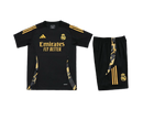 REAL MADRID BLACK KIT FOR KIDS 24/25