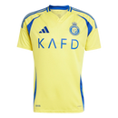 Al-Nassr 20242025 - Camiseta Al-Nassr - Uniforme titular Al-Nassr - Adidas Al-Nassr - Liga Profesional Saudí - Copa del Rey de Campeones - Champions League - Diseño moderno - Detalles únicos - Amarillo - Azul - Negro - Gola redonda - Escudo del Al-Nassr - Logo de Adidas - Identidad del club - Historia del club - Tecnologías innovadoras - Confort - Rendimiento.