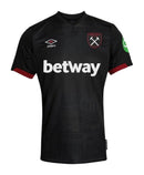 Camiseta West Ham - 2024-25 - West Ham - Fútbol - Premier League - Negro - Umbro - Diseño - Temporada - Camiseta visitante - Club - Estadio - Jugadores - Moda - Estilo - Comprar - Camisetas de fútbol - Venta - Última colección - Moda deportiva -