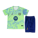 BARCELONA GREEN SECOND KIT FOR KIDS 25/26