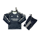 REAL MADRID SECOND LONG SLEEVE KIT FOR KIDS 25/26
