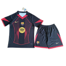 BARCELONA BLACK Y RED KIT FOR KIDS 25/26