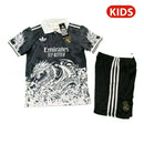 REAL MADRID DRAGÓN BLACK SECOND KIT FOR KIDS 25/26
