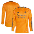 REAL MADRID SECOND ORANGE MANGA LARGA MEN 24/25