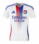 Olympique Lyonnais - 2024-2025 - Lyon - Fútbol - Ligue 1 - Copa de Francia - Adidas -  Diseño -  Temporada - Camiseta titular - Club - Estadio - Jugadores - Moda - Estilo - Comprar - Camisetas de fútbol - Venta - Última colección - Moda deportiva -  Rojo - Blanco - Clásico - Rayas verticales