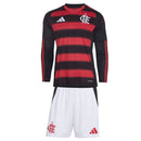 JERSEY FLAMENGO LONG SLEEVE FIRST KIT FOR KIDS 25/26