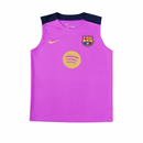 JERSEY BARCELONA TRAINING SIN MANGA PINK MEN 25/26