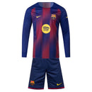 BARCELONA FIRST KIT FOR LONG SLEEVE KIDS 25/26