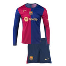 BARCELONA FIRST LONG SLEEVE KIT FOR KIDS 24/25