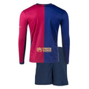 BARCELONA FIRST LONG SLEEVE KIT FOR KIDS 24/25