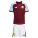 JERSEY ASTON VILLA FIRST KIT FOR KIDS 25/26