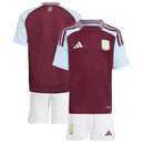 JERSEY ASTON VILLA FIRST KIT FOR KIDS 24/25