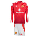 JERSEY MANCHESTER UNITED LONG SLEEVE FIRST KIT FOR KIDS 24/25