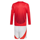JERSEY MANCHESTER UNITED LONG SLEEVE FIRST KIT FOR KIDS 24/25
