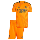REAL MADRID SECOND ORANGE KIT FOR KIDS 24/25