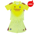 REAL MADRID GOALKEEPER SECOND KIT FOR KIDS 25/26