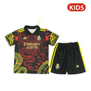 REAL MADRID DRAGÓN BLACK Y RED KIT FOR KIDS 25/26