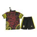REAL MADRID DRAGÓN BLACK Y RED KIT FOR KIDS 25/26