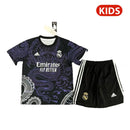 REAL MADRID DRAGÓN BLACK Y PURPLE KIT FOR KIDS 25/26