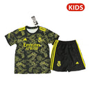 REAL MADRID DRAGÓN BLACK Y YELLOW KIT FOR KIDS 25/26