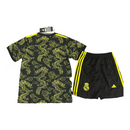 REAL MADRID DRAGÓN BLACK Y YELLOW KIT FOR KIDS 25/26
