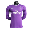 Real Madrid-Camiseta-II-16-17-Hombre-Manga Larga-Jugador-Retro-Roja-Fútbol-Equipación-Uniforme-Clásico-Deportivo-Calidad-Estilo 



