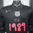 BARCELONA SECOND TAYLOR SWIFT BLACK 24 25 VERSION PLAYER MEN