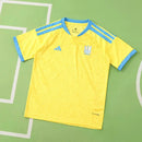 JERSEY UCRANIA YELLOW MUNDIAL 2026 KIT FOR KIDS