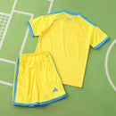 JERSEY UCRANIA YELLOW MUNDIAL 2026 KIT FOR KIDS