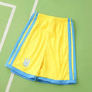 JERSEY UCRANIA YELLOW MUNDIAL 2026 KIT FOR KIDS