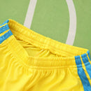 JERSEY UCRANIA YELLOW MUNDIAL 2026 KIT FOR KIDS