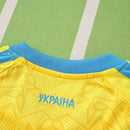 JERSEY UCRANIA YELLOW MUNDIAL 2026 KIT FOR KIDS