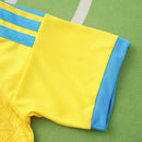 JERSEY UCRANIA YELLOW MUNDIAL 2026 KIT FOR KIDS