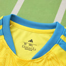 JERSEY UCRANIA YELLOW MUNDIAL 2026 KIT FOR KIDS